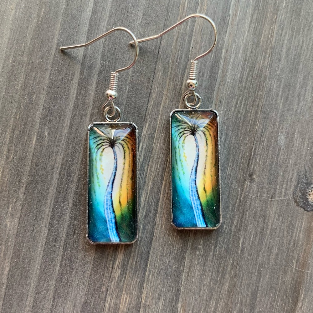 3/$20-Colorful Rectangular Earrings